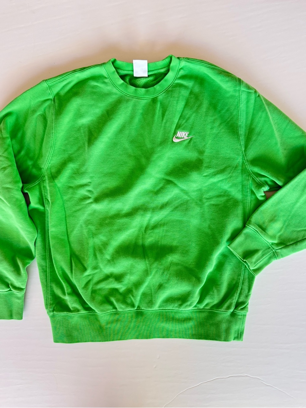 Nike Women's Crew Neck Fleece Sweatshirt Kelly Green Size Medium